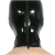 BDSM Latex Hood with Eye Patch and Braids for Cosplay Erotic Niche