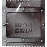 Caution Wear Iron Grip Snug Fitting Lubricated Latex Condoms 100 Pack