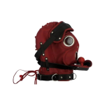 "Erotic Niche Leather BDSM Mask Bondage Hood with Blindfold for Face Cover Play"