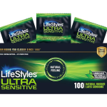 LifeStyles Ultra Sensitive Latex Condoms 100 Count - Premium Protection and Comfort