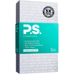 PS Condoms Ultra Thin Lubricated Vegan 12 Pack for Men