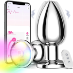 Vibrating Butt Plug with App Control for Men and Women – Adjustable Intensity and 10 Vibration Modes