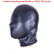 Leather Bondage Mask Full Face Head Hood for Adults Erotic Niche