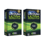 Shop LifeStyles Ultra Sensitive Lubricated Latex Condoms 12 Count at Erotic Niche for a condom that offers a natural, sensitive feel. These condoms are designed with lubrication for smooth use and made from high-quality latex for durability and comfort. Ideal for those seeking reliability, comfort, and protection during intimate moments.