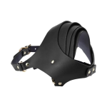PU Leather Bondage Mask Sexy Face Mask for Cosplay Erotic Niche